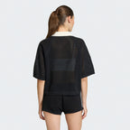 ADIDAS ADIDAS Knit Crochet Polo - Black