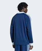 ADIDAS ADIDAS Pique Football Long Sleeve Tee - Night Indigo