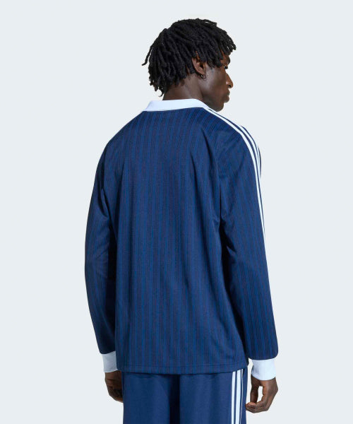 ADIDAS ADIDAS Pique Football Long Sleeve Tee - Night Indigo