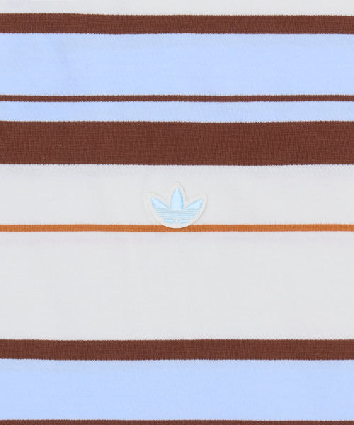 ADIDAS ADIDAS Summer Glow Stripe Tee - White