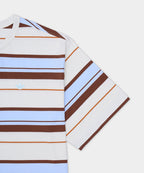 ADIDAS ADIDAS Summer Glow Stripe Tee - White