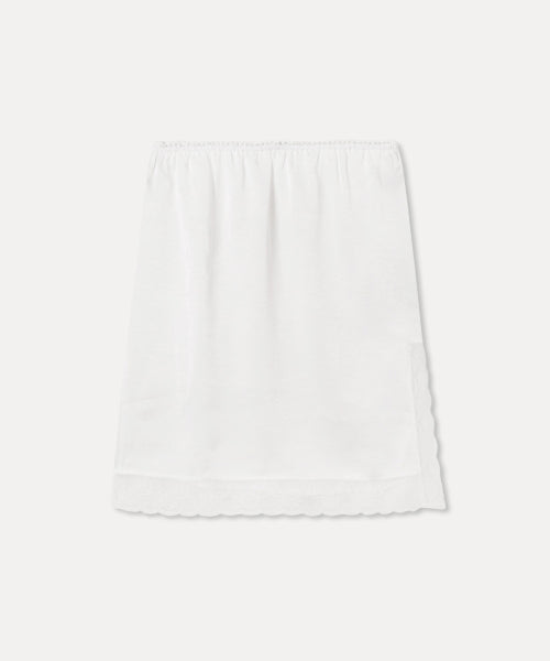 MIXXO MIXXO Satin Lace Midi Skirt