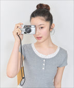 MIXXO MIXXO Pattern Frill Layered T-Shirt S