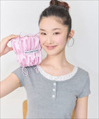 MIXXO MIXXO Pattern Frill Layered T-Shirt S