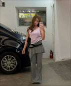 MIXXO MIXXO Shirring Layered Banding Pants (C)