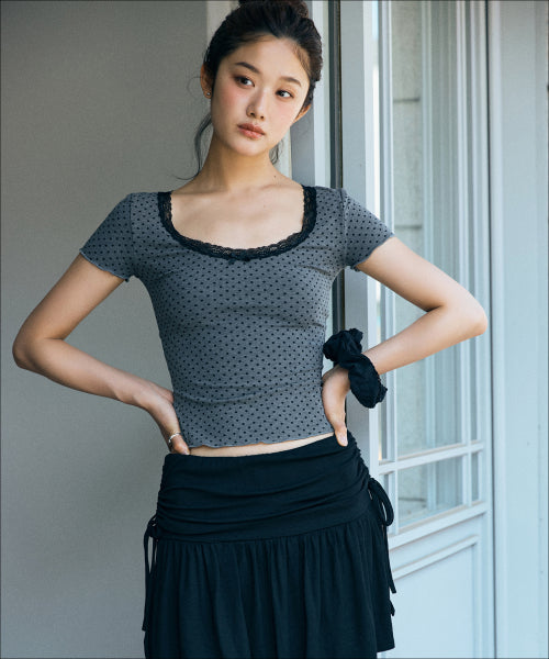 MIXXO MIXXO Shirring Banding Miniskirt S