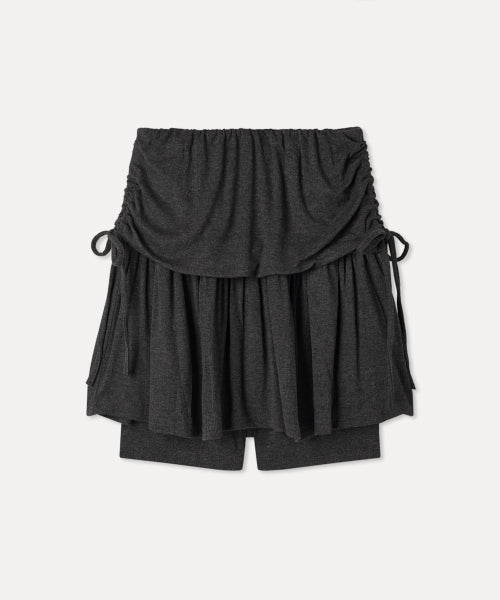 MIXXO MIXXO Shirring Banding Miniskirt S