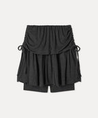 MIXXO MIXXO Shirring Banding Miniskirt S