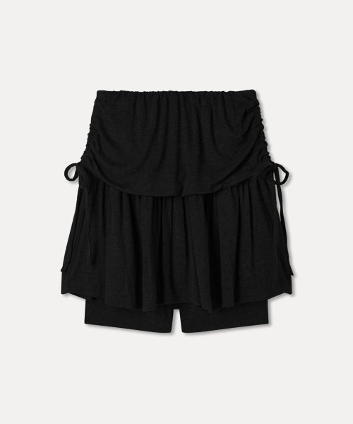 MIXXO MIXXO Shirring Banding Miniskirt S