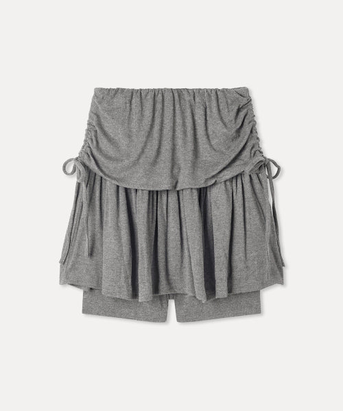 MIXXO MIXXO Shirring Banding Miniskirt S