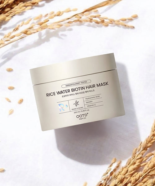 OOTD BEAUTY Rice Water Biotin Hair Mask 250ml