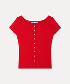 MIXXO MIXXO Cardigan Boat Neck Cap Sleeve
