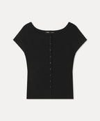 MIXXO MIXXO Cardigan Boat Neck Cap Sleeve
