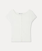 MIXXO MIXXO Cardigan Boat Neck Cap Sleeve