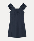 MIXXO MIXXO Puff Sleeve Mini Dress (C)