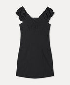 MIXXO MIXXO Puff Sleeve Mini Dress (C)