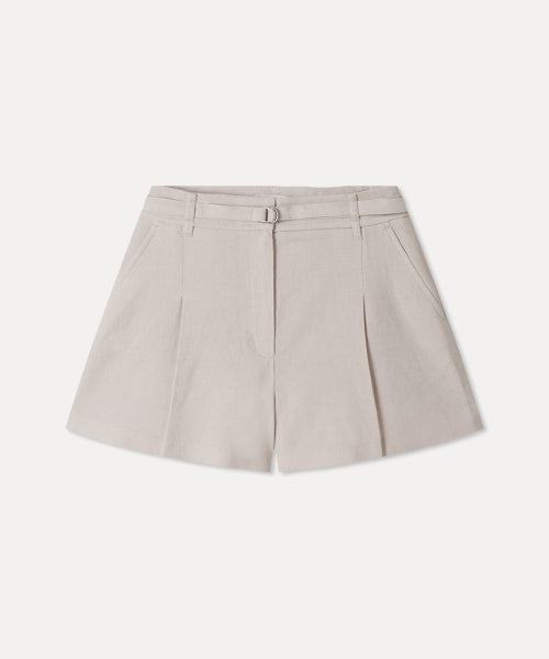 MIXXO MIXXO Linen Blended Shorts Women S