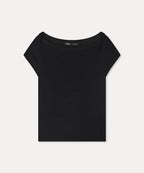 MIXXO MIXXO T-Shirt Boat Neck Cap Sleeve