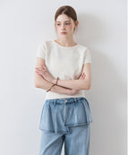 MIXXO MIXXO Cap Sleeve Short Sleeve Knit C