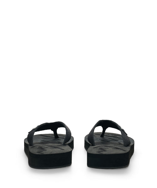 MATIN KIM MATIN KIM Denim Loop Flip Flop in Black