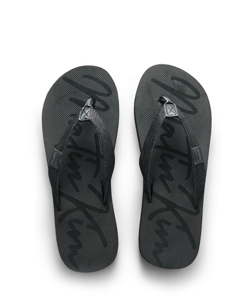 MATIN KIM MATIN KIM Denim Loop Flip Flop in Black