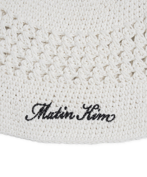 MATIN KIM MATIN KIM Crochet Cotton Bucket Hat