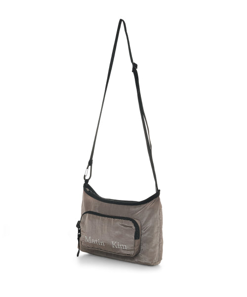 MATIN KIM MATIN KIM Packable Cross Pocket Bag in Grey