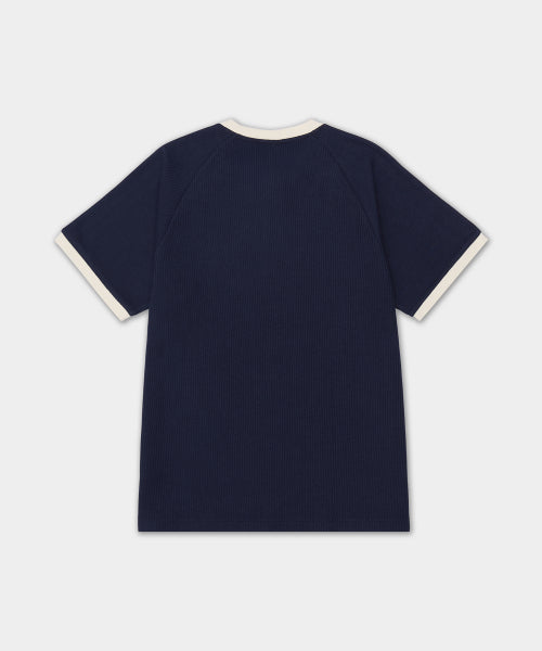ADIDAS ADIDAS Waffle T-Shirt - Navy