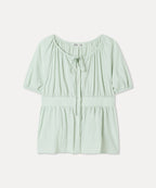 MIXXO MIXXO Shirt Tie Shirring Blouse