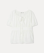 MIXXO MIXXO Shirt Tie Shirring Blouse