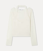 MIXXO MIXXO Halterneck Layered Knit Women
