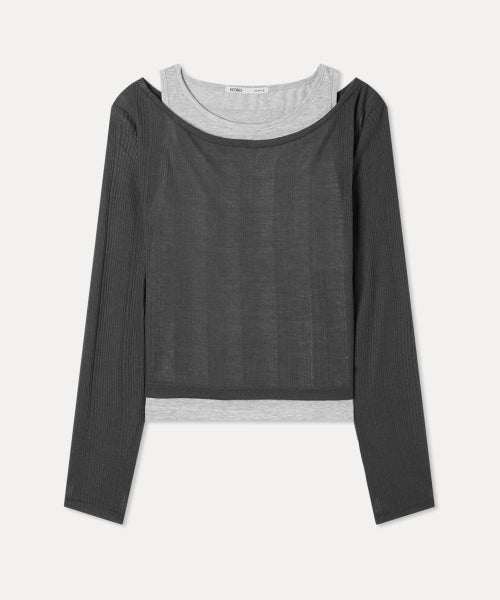 MIXXO MIXXO T-Shirt Layered Long-Sleeved C