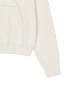 MATIN KIM MATIN KIM Hoodie Zip Up in Ivory