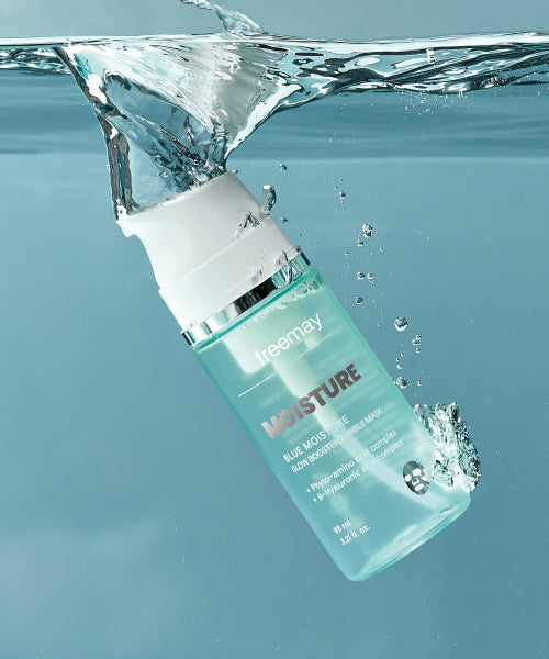 FREEMAY Blue Moisture Glow Booster Bubble Mask 95ml