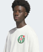 ADIDAS ADIDAS Basketball Crest Tee - White:Green