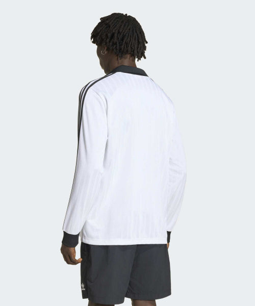 ADIDAS ADIDAS Pique Football Long Sleeve Tee - White