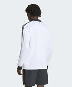 ADIDAS ADIDAS Pique Football Long Sleeve Tee - White
