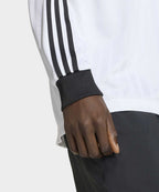 ADIDAS ADIDAS Pique Football Long Sleeve Tee - White