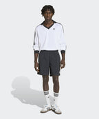 ADIDAS ADIDAS Pique Football Long Sleeve Tee - White