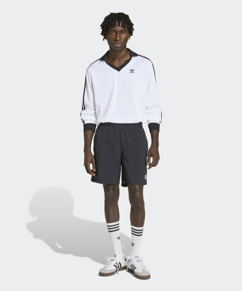 ADIDAS ADIDAS Pique Football Long Sleeve Tee - White