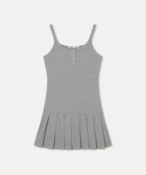 MIXXO MIXXO Pleated Layered Mini Dress S