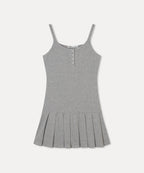 MIXXO MIXXO Pleated Layered Mini Dress S