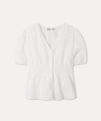 MIXXO MIXXO V-neck Shirring Blouse C
