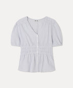 MIXXO MIXXO V-neck Shirring Blouse C