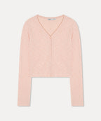MIXXO MIXXO Cardigan V-neck See-through