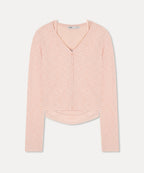 MIXXO MIXXO Cardigan V-neck See-through