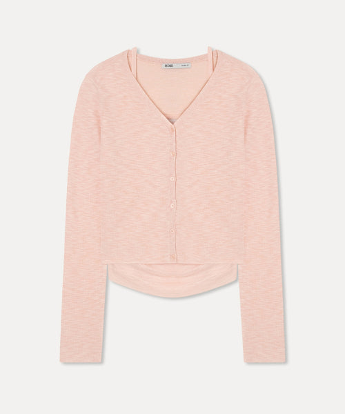 MIXXO MIXXO Cardigan V-neck See-through