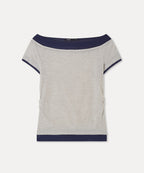 MIXXO MIXXO T-Shirt Boat Neck Layered