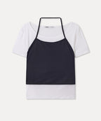 MIXXO MIXXO T-Shirt Tie Halter Layered
