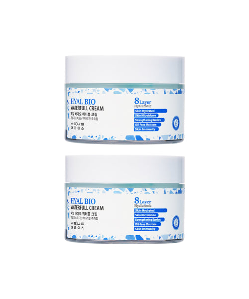 ASUS [SET] Hyal Bio Waterful Cream 50g x 2 + 3 Shower Kit 4 Steps provided
